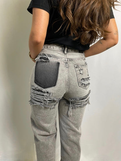 Jeans Za gris