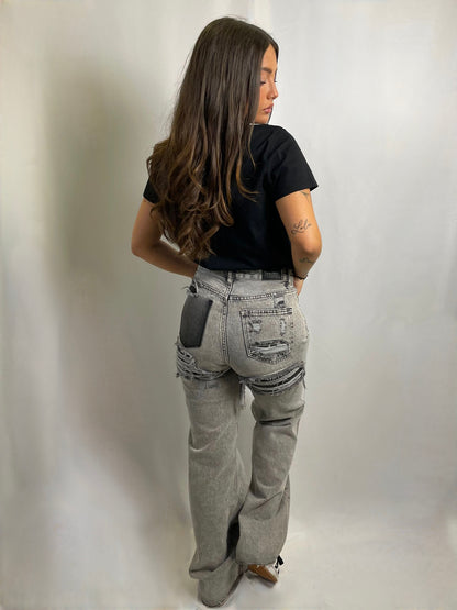 Jeans Za gris