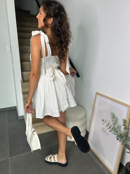 White Isabella Dress